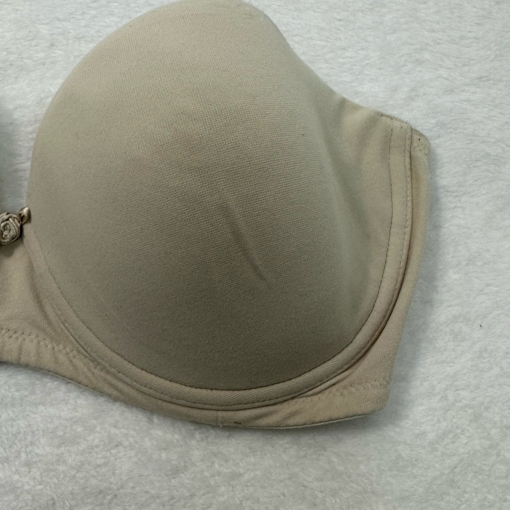 Victoria's Secret Strapless Push Up Cream Contour Bra Intimates - Picture 4 of 8